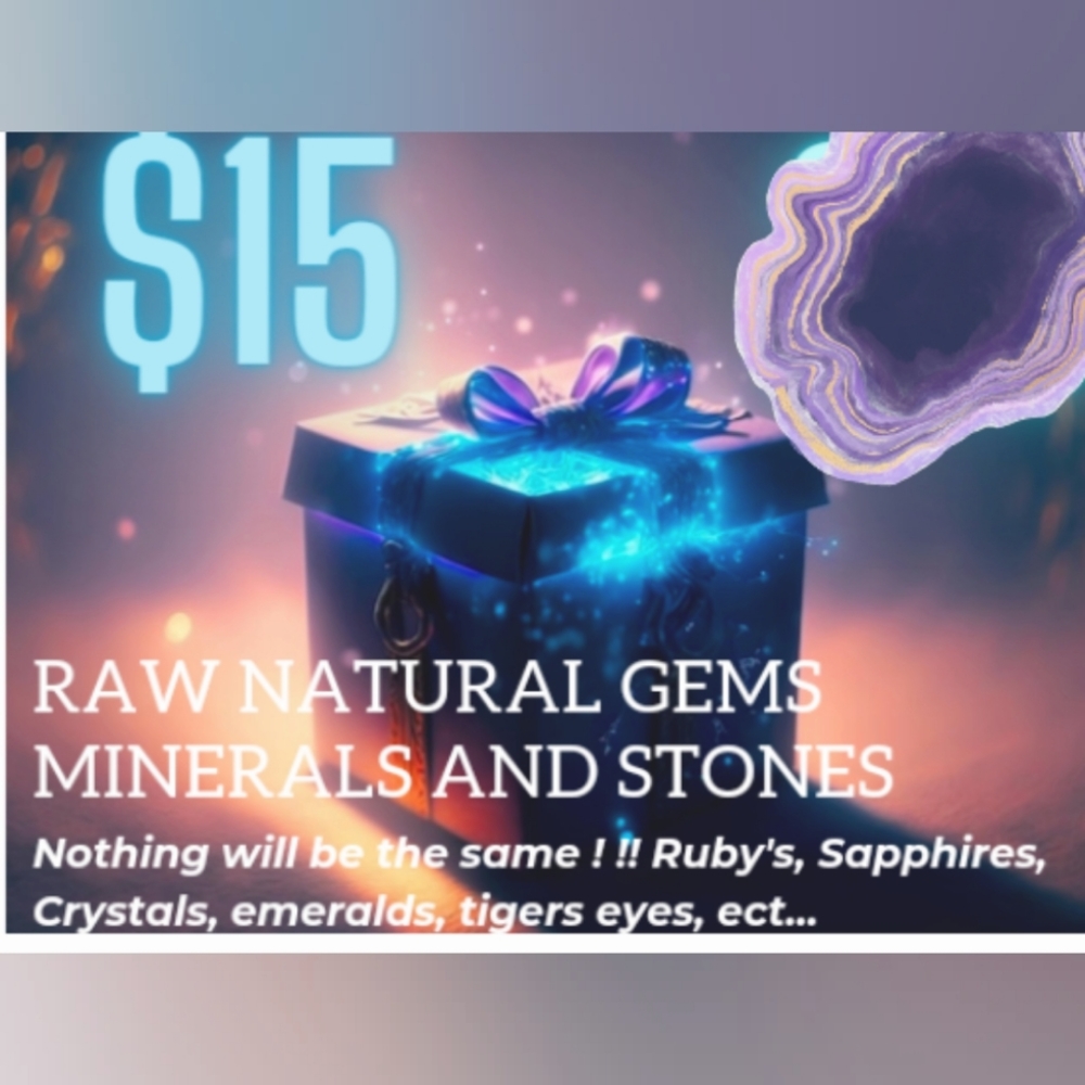 Mystery Box!!! Ruby's, Sapphire's All Natural and raw